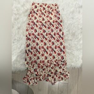 Floral Print Women's Skirt